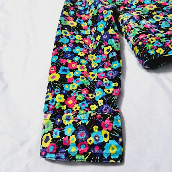 Liz Claiborne Womens Jacket Multi-Color Size XL 100% Cotton Button Close Pockets - Picture 11 of 14